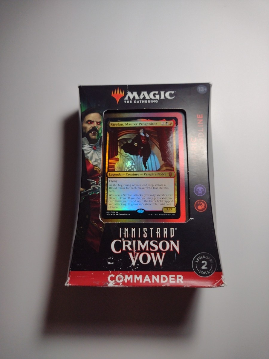 MTG Innistrad Crimson Vow Commander Deck - Vampiric Bloodline - Factory  Sealed | eBay