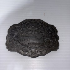 Vintage 57 Bugatti Sports Car Belt Buckle Promo 70s Lewis Buckles Chicago Vintage 57 Bugatti Sports Car Belt Buckle Promo 70s Lewis Buckles Chicago