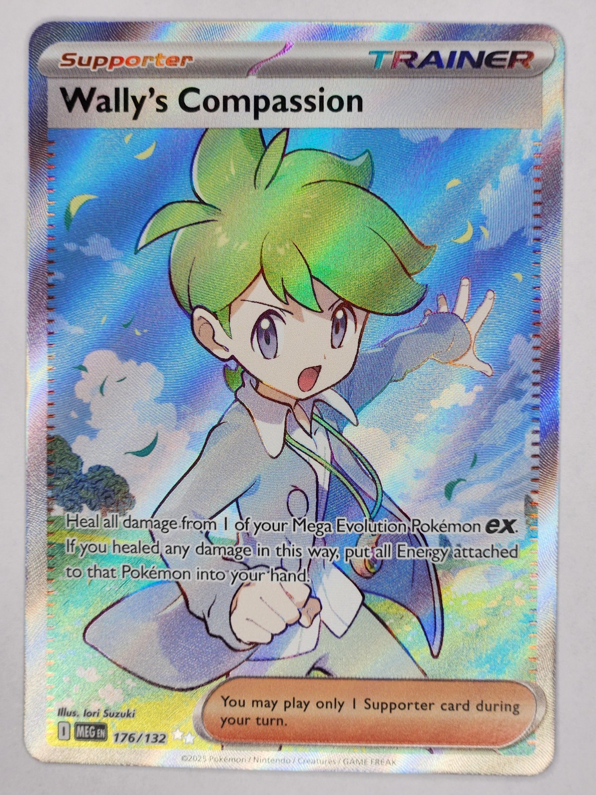 Wally's Compassion 176/132 Me01: Mega Evolution Holo