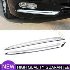Chrome Silver Front Fog Light Strip Cover Trim 2x For Honda Accord 8th 2011-2013