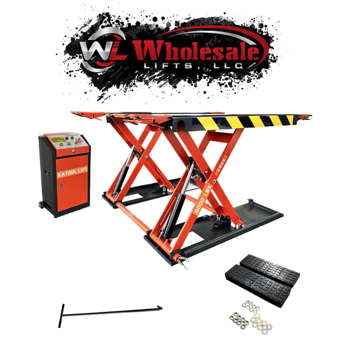 New KATOOL KT-X90E 8,000lb Mid Rise Electric 110V or 220V Scissor