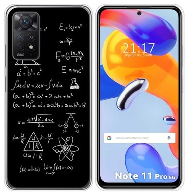 Silikonhülle Für Xiaomi Redmi Note 11 Pro / 11 Pro 5G Design Formeln Zeichnungen