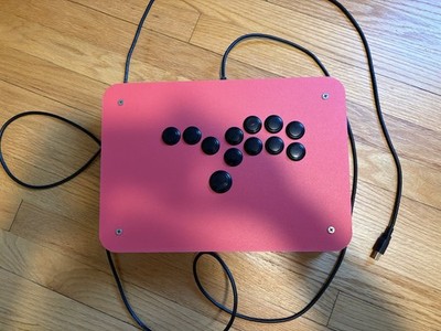 Junkfood Custom Arcades Leverless Fight Stick - Sanwa Buttons - Hitbox Layout