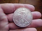 1999 American Silver Eagle .999 Silver 1 Ounce Oz Light Toning ASE