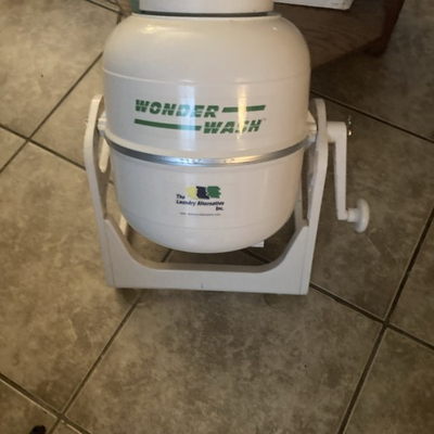 #ad Portable Hand Crank Washing Machine $42.49