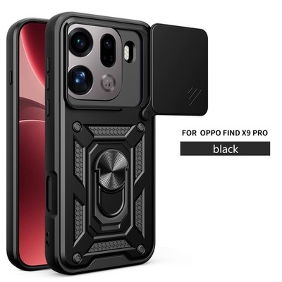 For OPPO Find X9 Pro Case Camera Protector Ring Holder Cover+Screen Protector