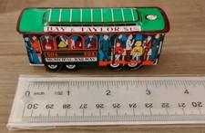 Cable Car Trolley Powell  Mason Streets San Francisco 504 Japan Tin Toy Vintage