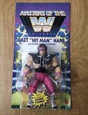 Masters of the WWE Universe Bret Hit Man Hart Mattel MOTU Unpunched WWF RARE HTF
