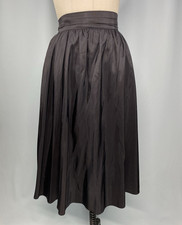 GUNNE SAX Jessica's GUNNIES black skirt SIZE 11 SMALL full taffeta 70s 80s goth