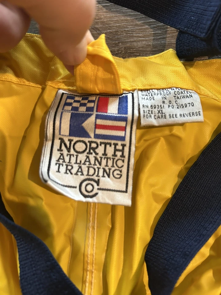 North Atlantic Trading Waders Overalls Waterproof Mens XL Yellow Safety Work - Image 3 of 4
