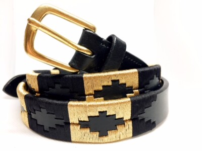 Embroidered Black and Gold Belt Belt Embroidery - Black Belt or Jr. Black Belt - DOBOKS.COM main image 3