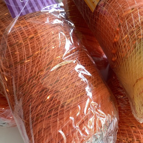Crafter’s Square Decorative Mesh Metallic Thread Lot 5 6inX5yd 4Orange, 1 Multi - Picture 3 of 8