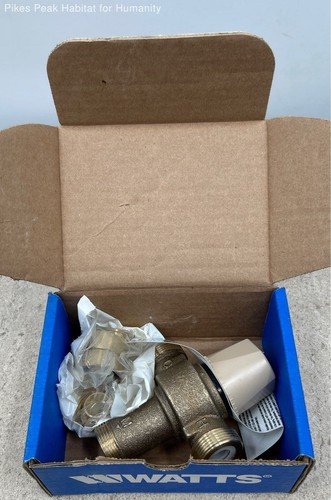 Watts Thermostatic Mixing Valve 1/2” 150psi max LFMMVM1-US - Picture 6 of 7