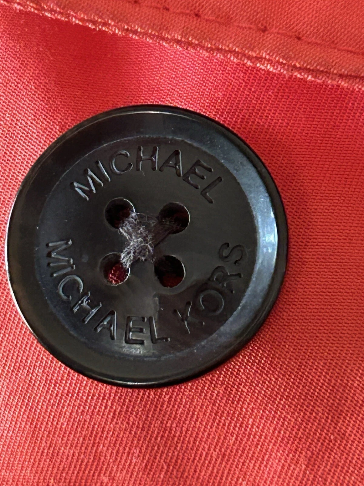 Michael Michael Kors giacca trench arancione con cappuccio taglia S