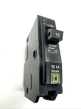 quare D QO115 15A 1-Pole Circuit Breaker by Schneider Electric QO Series NEW
