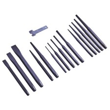 Amtech 16 Piece Punch & Chisel Set G4120 For Metal & Automotive Work