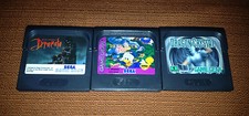 Lotto 3 videogiochi Sega Game Gear Dracula-Deep Duck Trouble-Dragon Crystal