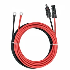 10 AWG Solar Connector to M8 O Ring Terminal Battery Cable PV Wire for Inverter