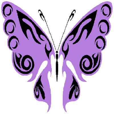 30 Custom Purple Monarch Butterfly Personalized Address Labels