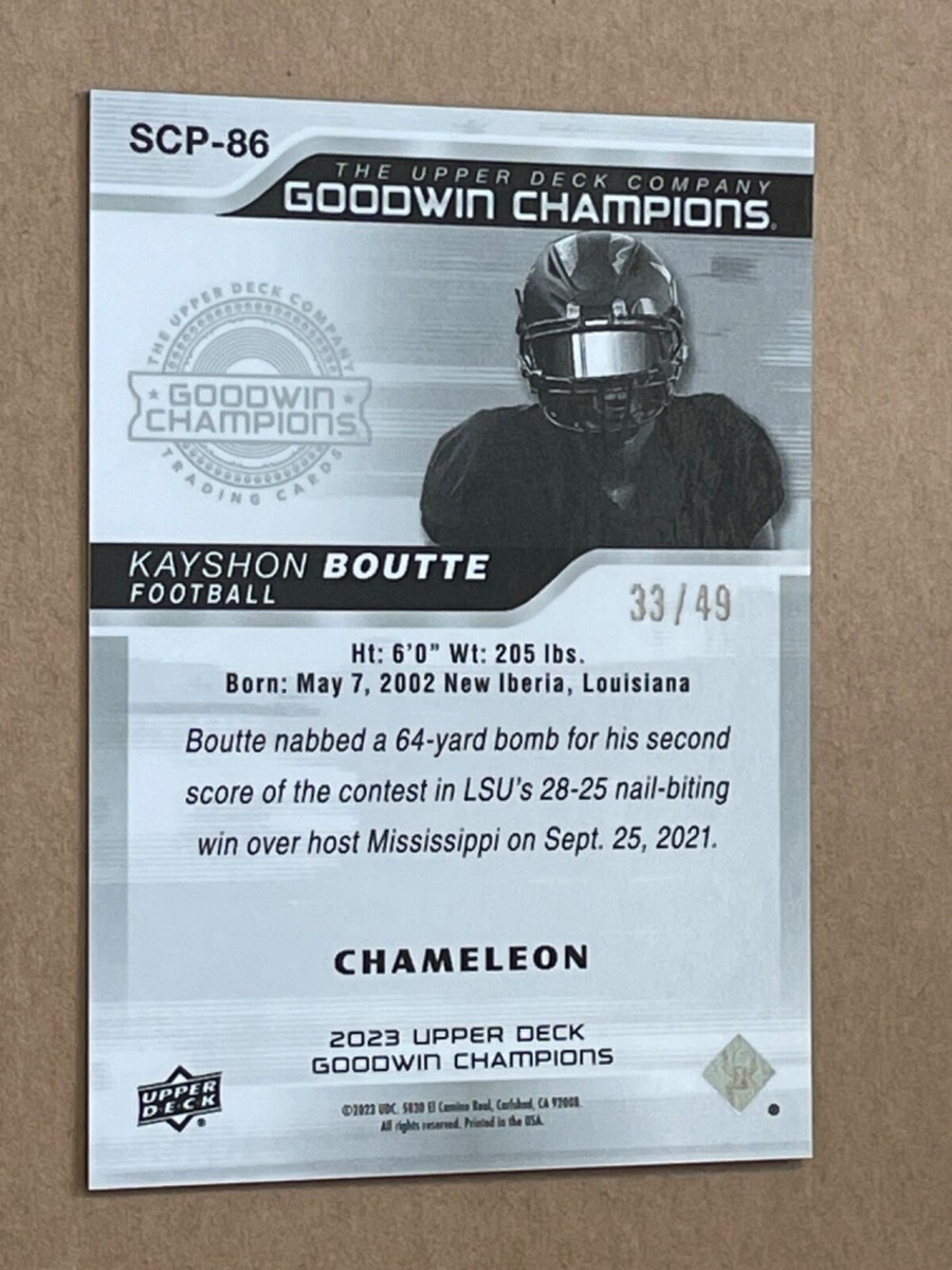 2023 Goodwin Champions Splash of Color KAYSHON BOUTTE #SCP-65