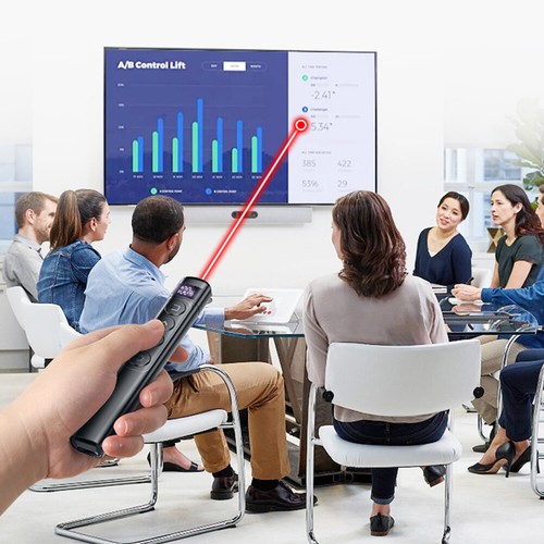 2.4GHz Wireless Presentation Clicker with Hyperlink Wireless Presenter Remote - Afbeelding 8 van 18