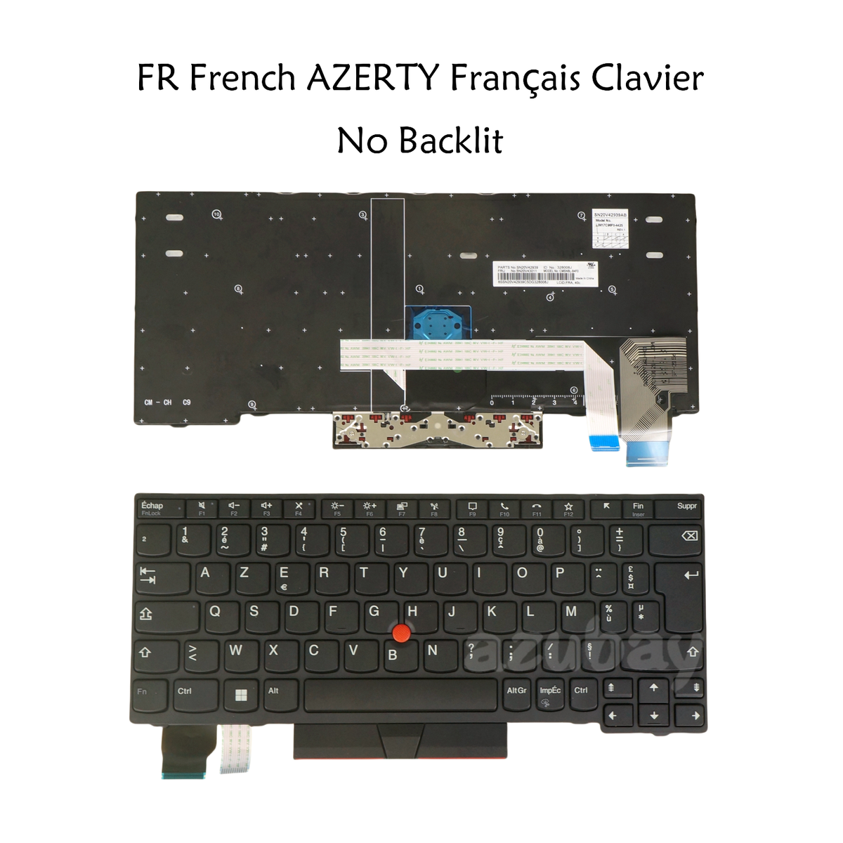 French Laptop Keyboard For Lenovo ThinkPad X13 Gen 1, L13 Gen 2