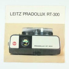 Leitz Pradolux RT-300 Slide Projector - Vintage Brochure/Catalog Booklet - 80's