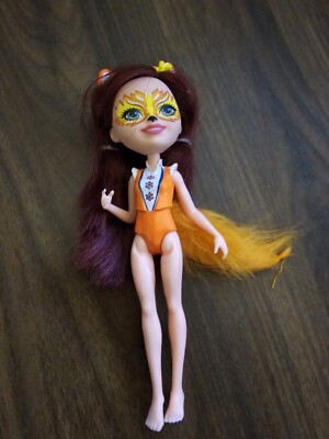 Enchantimals Felicity Fox Red Hair Orange Bushy Tail 6'' Doll 2016 Mattel