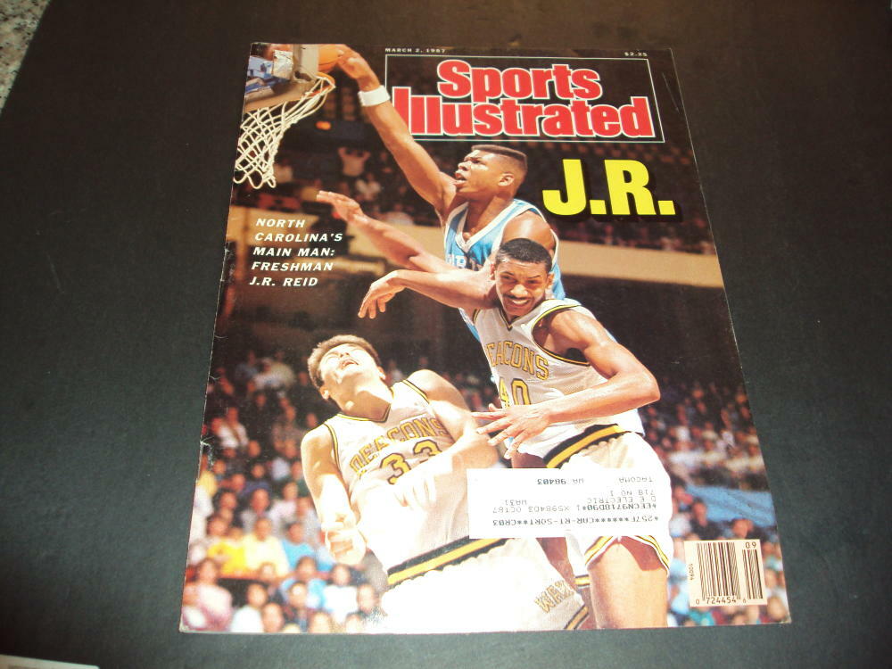 Sports Illustrated Mar 2 1987 J.R. Reed North Carlina    ID:38923