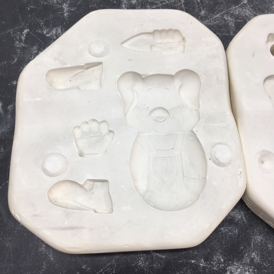 DONAS CERAMIC SLIP MOLD D750 PIGGY POSIE eBay