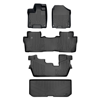 SMARTLINER Floor Mats Cargo Liner Set 2016-2021 Honda Pilot (Does Not Fit Elite)
