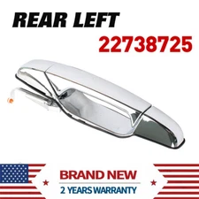 OEM Outside Exterior Chrome Door Handle Rear Driver Side LH for Chevy 22738725