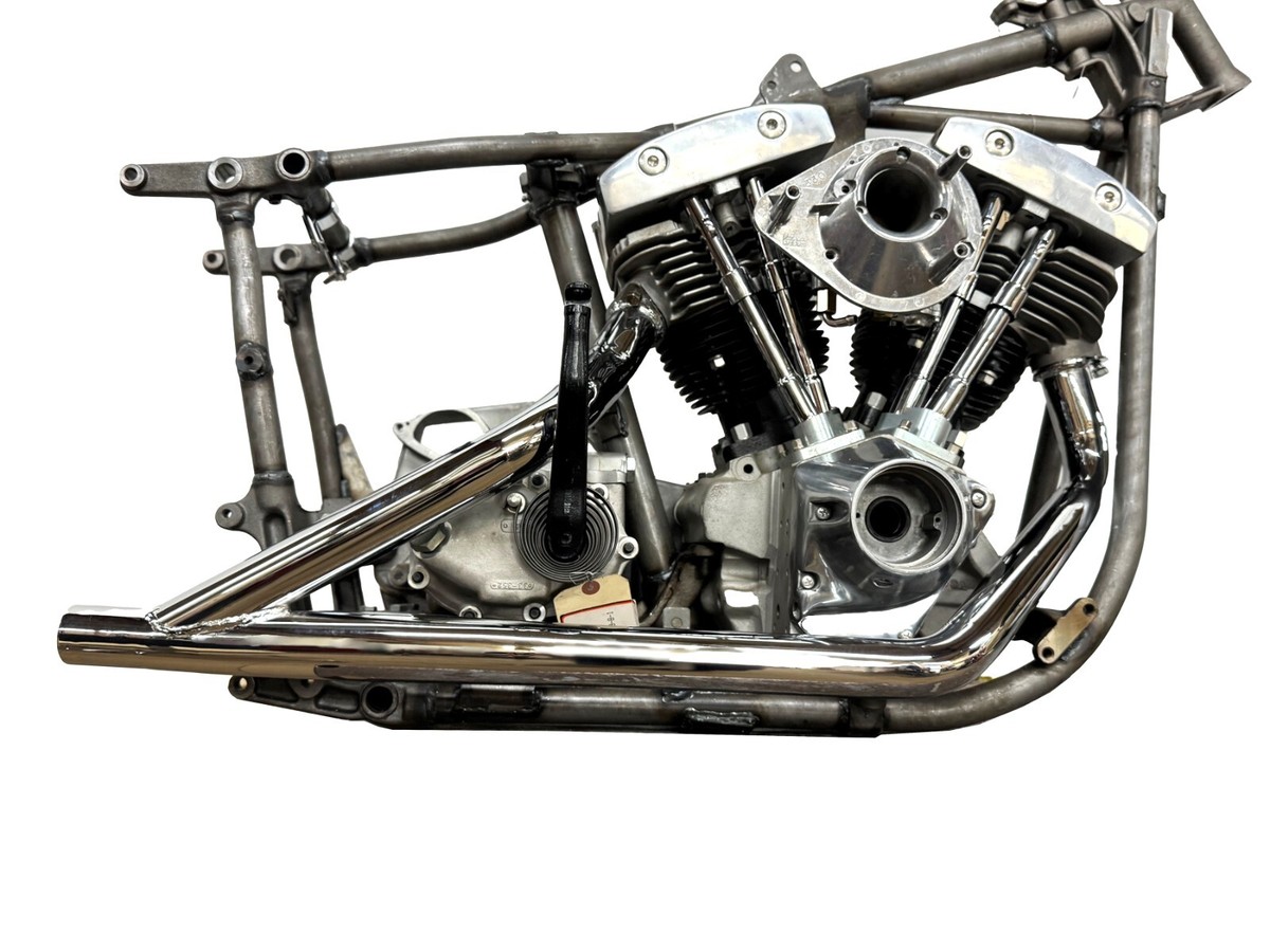 パーレー 1971 1972 Harley Davidson Shovelhead 2:1 FX Exhaust Header Chrome