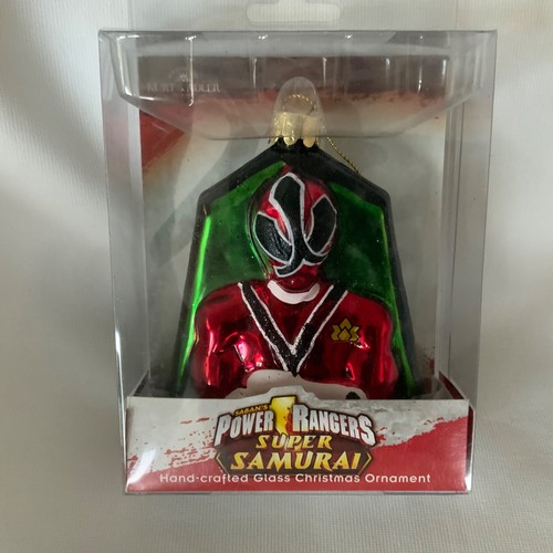 Kurt Adler Power Rangers Super Samurai Christmas Ornament NIP Glass 2012 - Picture 2 of 5