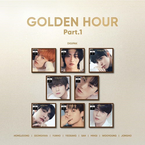 [Vorbestellung] Ateez GOLDENE HOUR: Teil 1 UK exklusives Digipak HMV Version Full Inc. - Bild 1 von 12