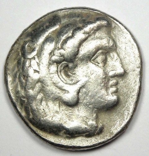 Alexander the Great Philip III AR Tetradrachm Silver Coin 327-320 BC - VF - Picture 3 of 5
