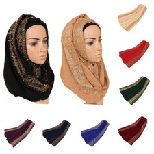 Women Muslim Scarf Hijab Turban Long Shawl Wrap Scarves Islamic Headscarf Cover
