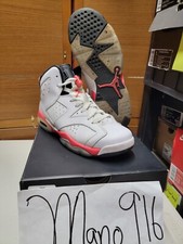 Sz. 7Y Nike Air Jordan 6 VI Infrared White 2014 384665-123 White/Infrared
