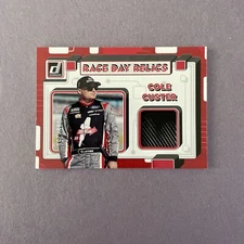 2023 Donruss Race Day Relics Cole Custer Race Used Tire Red /250