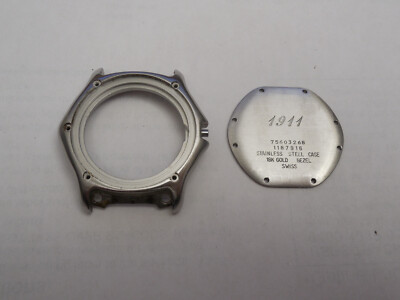 100% EBEL 38MM 1911 SENIOR MID CASE AND CASEBACK CASE BACK