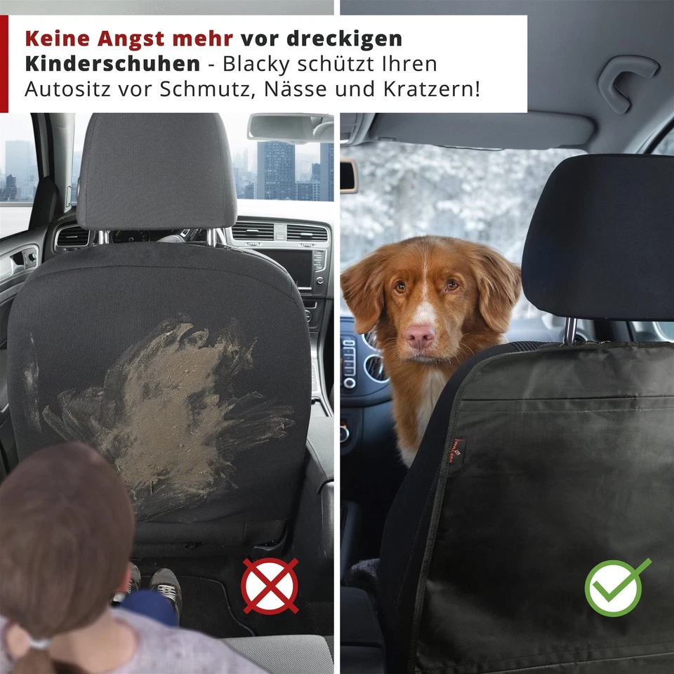 Rückenlehnenschutz XL, Trittschutz-Auto, robuster Autositzschoner für Rückseite - Bild 3 von 4