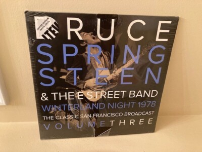 BRUCE SPRINGSTEEN & THE E STREET BAND WINTERLAND NIGHT 1978 VOL 3 WHITE VINYL LP