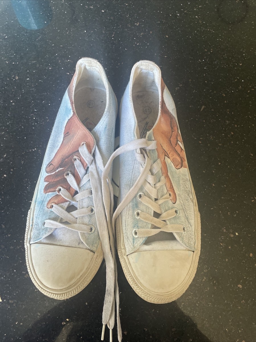 Koko Art Hand Painted Trainers Art Michaelangelo UK