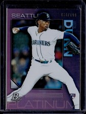 2020 Bowman Platinum Justin Dunn Purple Rookie Card 059/199