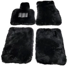 Genuine Sheepskin Floor Mats fits Rolls Royce Phantom Platino 2018 - 2024