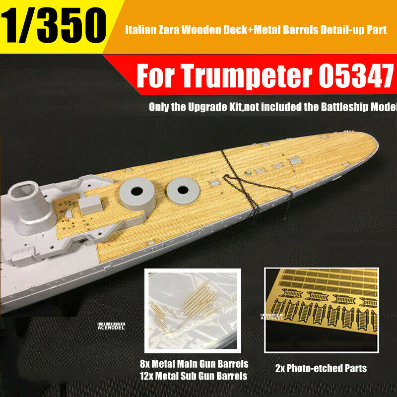 1/350 Italian Zara Heavy Cruiser Super Detail-up Upgrade Set for Trumpeter 05347