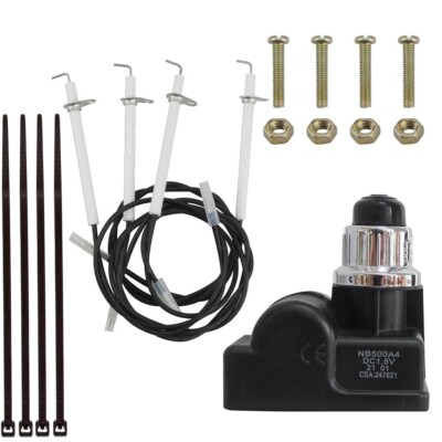 For Blackstone 36 Inch Griddle Grill Ignition Kit Push Button Electronic-Battery
