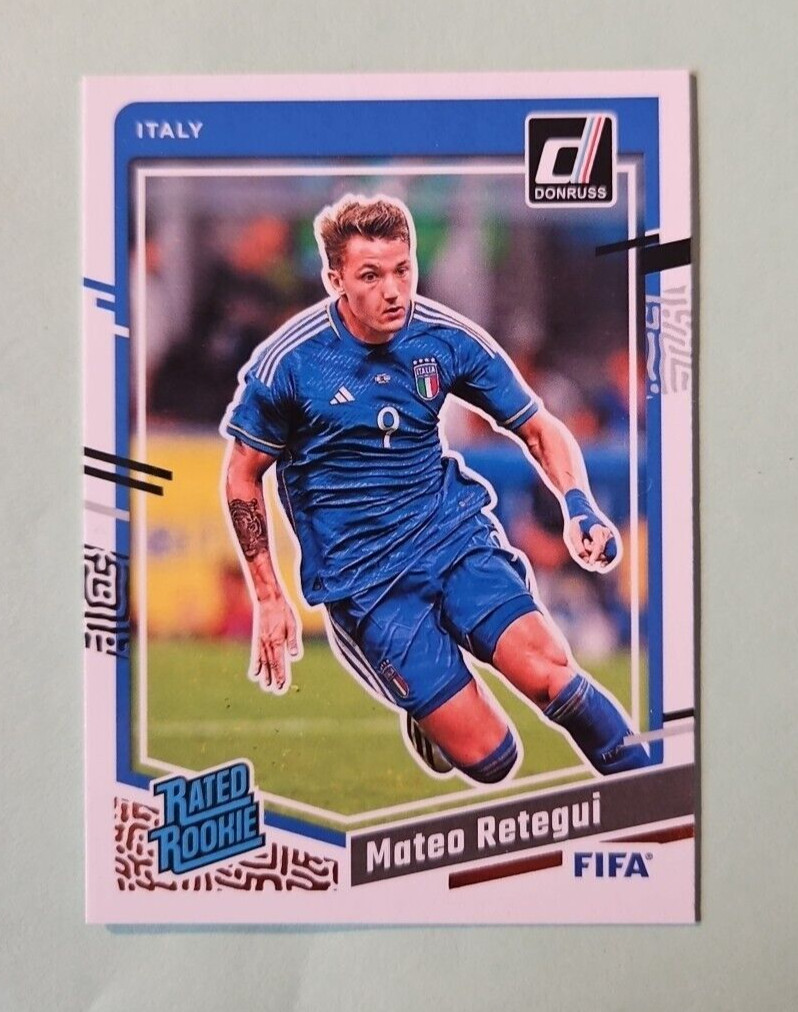 Panini Donruss Soccer 23-24 - Mateo Retegui - Italy - Rated Rookie - #187 - RC