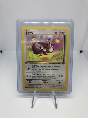1st edition eevee pokemon card Eevee Team Rocket 1st Edition 55/82 CGC 9 – TBC Games main image 0