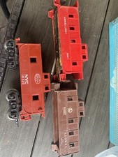 O-27 Lionel Cabooses Marx Lot 3 For Parts Or Restore